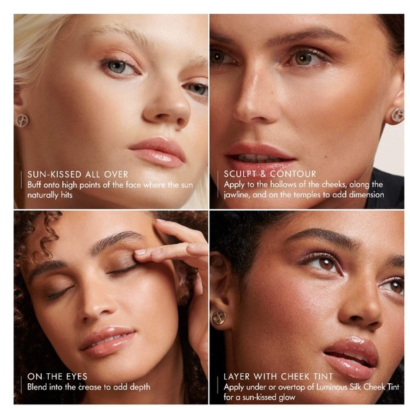 NIB 90 Giorgio Armani Luminous Silk Creamy Bronzing Powder - Picture 3 of 8